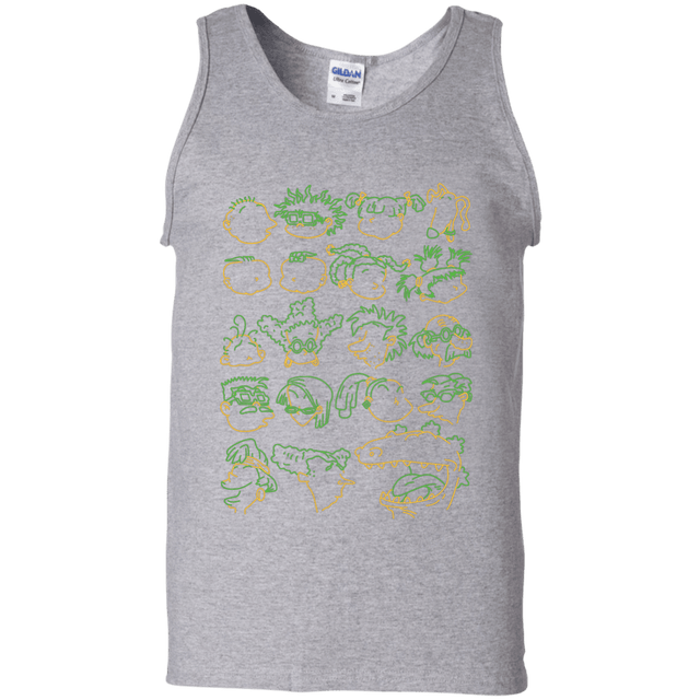 T-Shirts Sport Grey / S RUGRAT HEADS Men's Tank Top