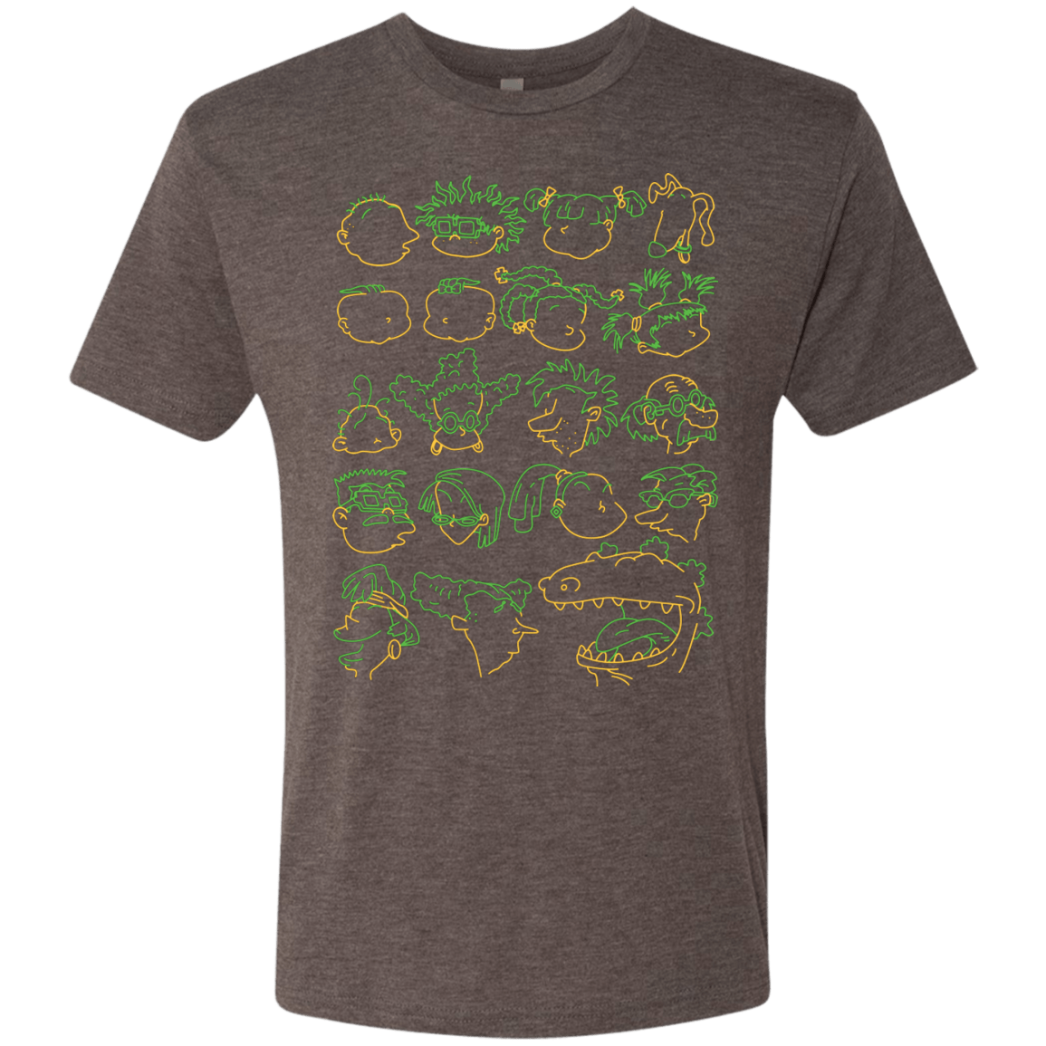 T-Shirts Macchiato / S RUGRAT HEADS Men's Triblend T-Shirt