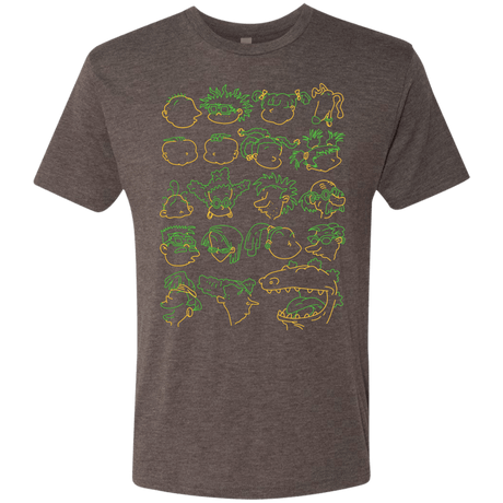 T-Shirts Macchiato / S RUGRAT HEADS Men's Triblend T-Shirt
