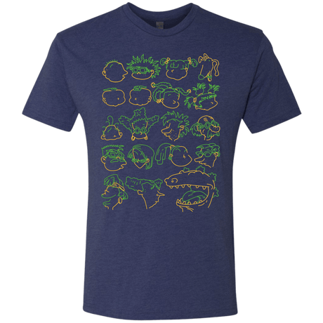 T-Shirts Vintage Navy / S RUGRAT HEADS Men's Triblend T-Shirt
