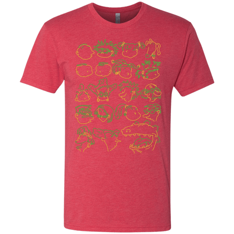 T-Shirts Vintage Red / S RUGRAT HEADS Men's Triblend T-Shirt