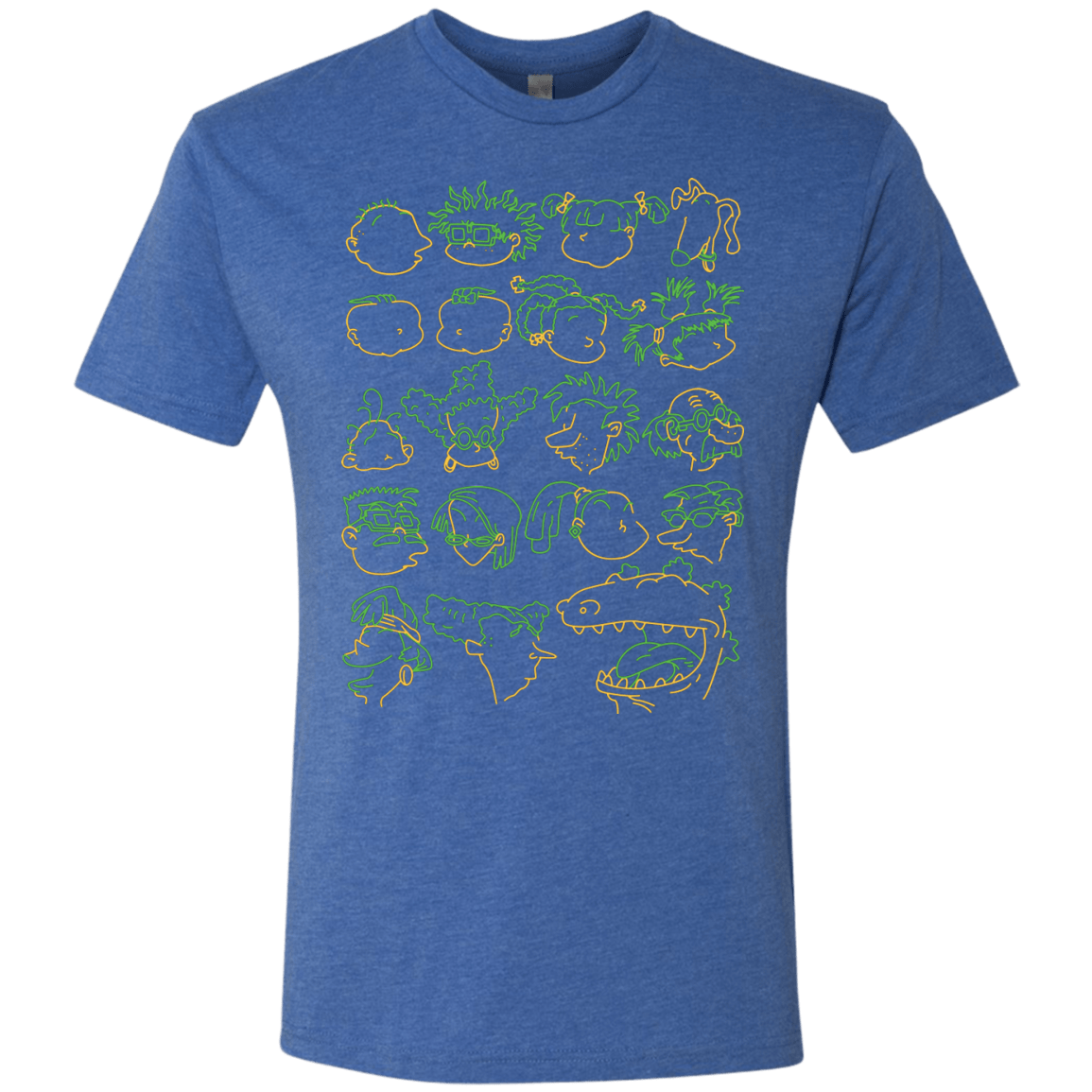 T-Shirts Vintage Royal / S RUGRAT HEADS Men's Triblend T-Shirt