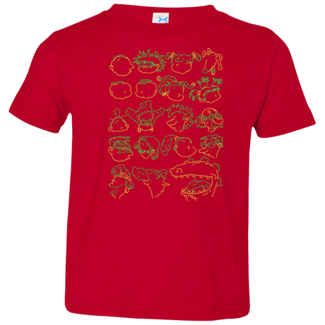 T-Shirts Red / 2T RUGRAT HEADS Toddler Premium T-Shirt