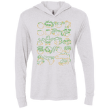 T-Shirts Heather White / X-Small RUGRAT HEADS Triblend Long Sleeve Hoodie Tee