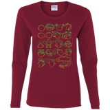 T-Shirts Cardinal / S RUGRAT HEADS Women's Long Sleeve T-Shirt