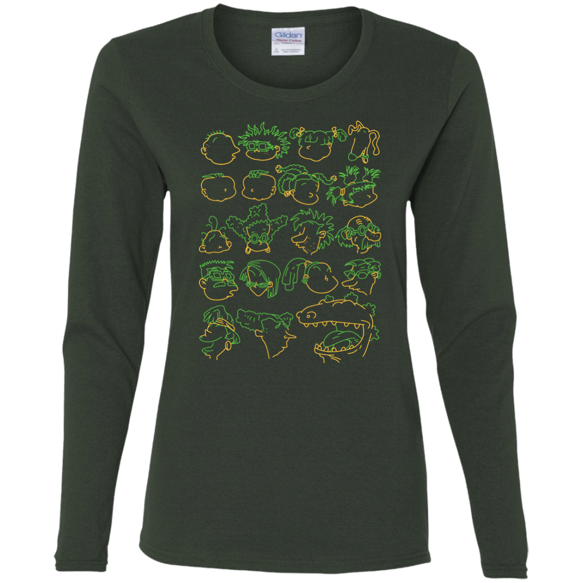 T-Shirts Forest / S RUGRAT HEADS Women's Long Sleeve T-Shirt