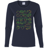 T-Shirts Navy / S RUGRAT HEADS Women's Long Sleeve T-Shirt