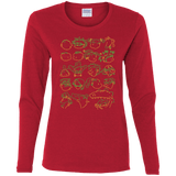 T-Shirts Red / S RUGRAT HEADS Women's Long Sleeve T-Shirt