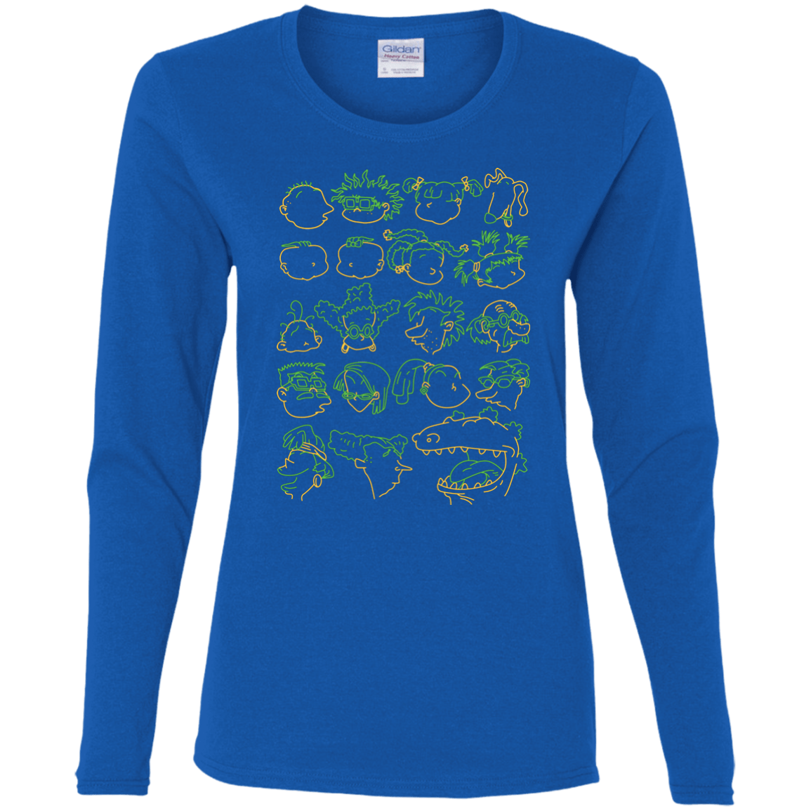 T-Shirts Royal / S RUGRAT HEADS Women's Long Sleeve T-Shirt