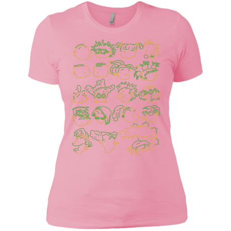 T-Shirts Light Pink / X-Small RUGRAT HEADS Women's Premium T-Shirt