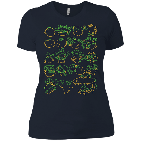 T-Shirts Midnight Navy / X-Small RUGRAT HEADS Women's Premium T-Shirt