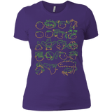 T-Shirts Purple Rush/ / X-Small RUGRAT HEADS Women's Premium T-Shirt