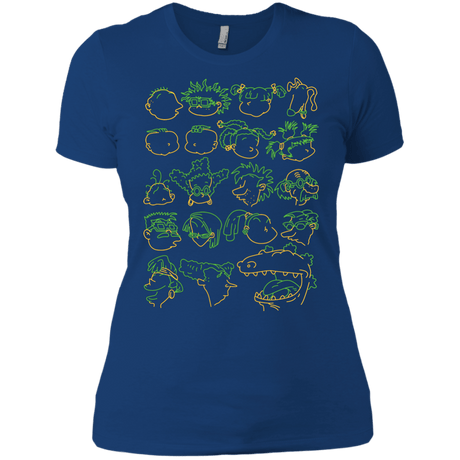T-Shirts Royal / X-Small RUGRAT HEADS Women's Premium T-Shirt