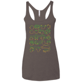 T-Shirts Macchiato / X-Small RUGRAT HEADS Women's Triblend Racerback Tank