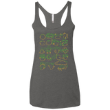 T-Shirts Premium Heather / X-Small RUGRAT HEADS Women's Triblend Racerback Tank