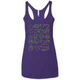 T-Shirts Purple Rush / X-Small RUGRAT HEADS Women's Triblend Racerback Tank