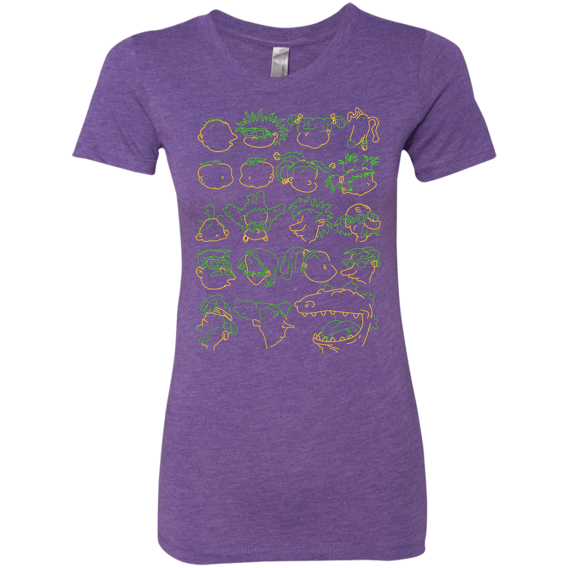 T-Shirts Purple Rush / S RUGRAT HEADS Women's Triblend T-Shirt