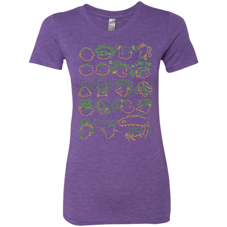 T-Shirts Purple Rush / S RUGRAT HEADS Women's Triblend T-Shirt