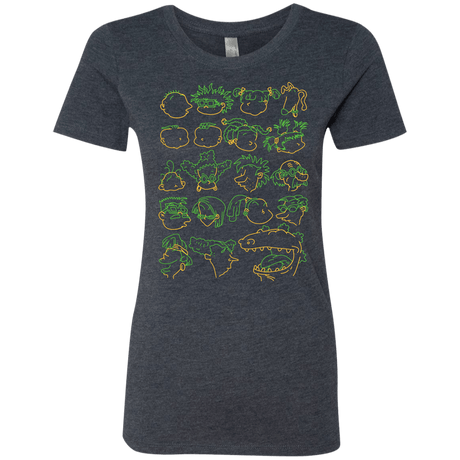 T-Shirts Vintage Navy / S RUGRAT HEADS Women's Triblend T-Shirt