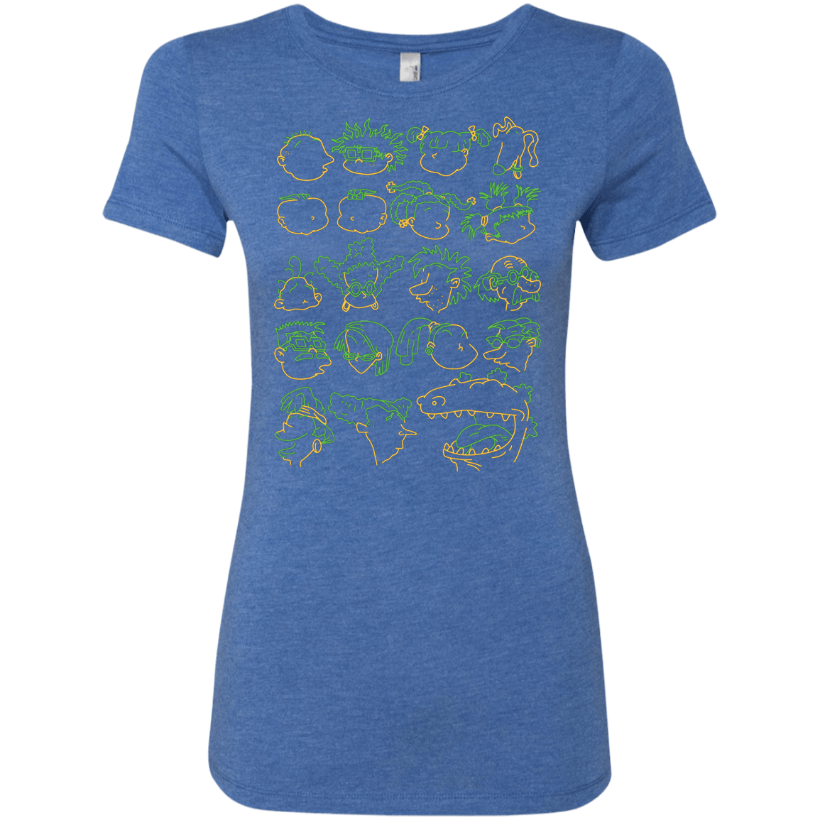 T-Shirts Vintage Royal / S RUGRAT HEADS Women's Triblend T-Shirt