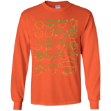 T-Shirts Orange / YS RUGRAT HEADS Youth Long Sleeve T-Shirt
