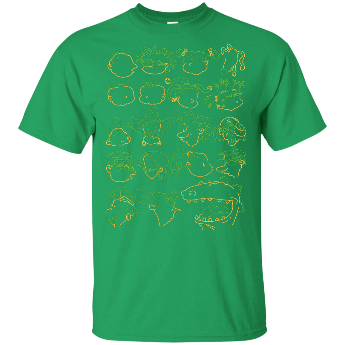 T-Shirts Irish Green / YXS RUGRAT HEADS Youth T-Shirt