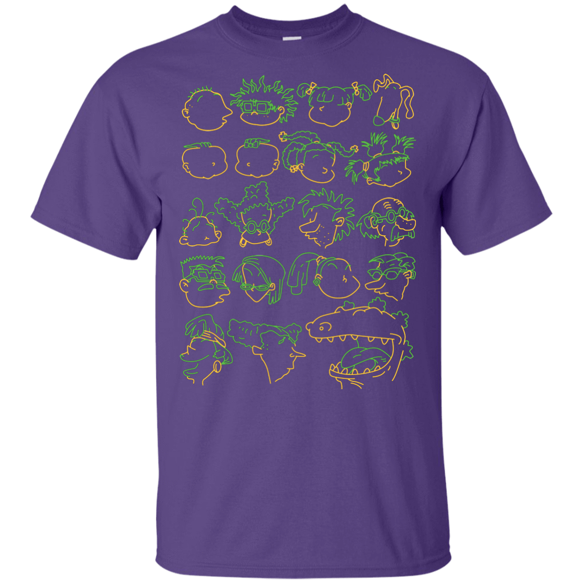 T-Shirts Purple / YXS RUGRAT HEADS Youth T-Shirt