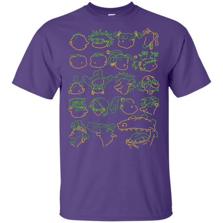 T-Shirts Purple / YXS RUGRAT HEADS Youth T-Shirt