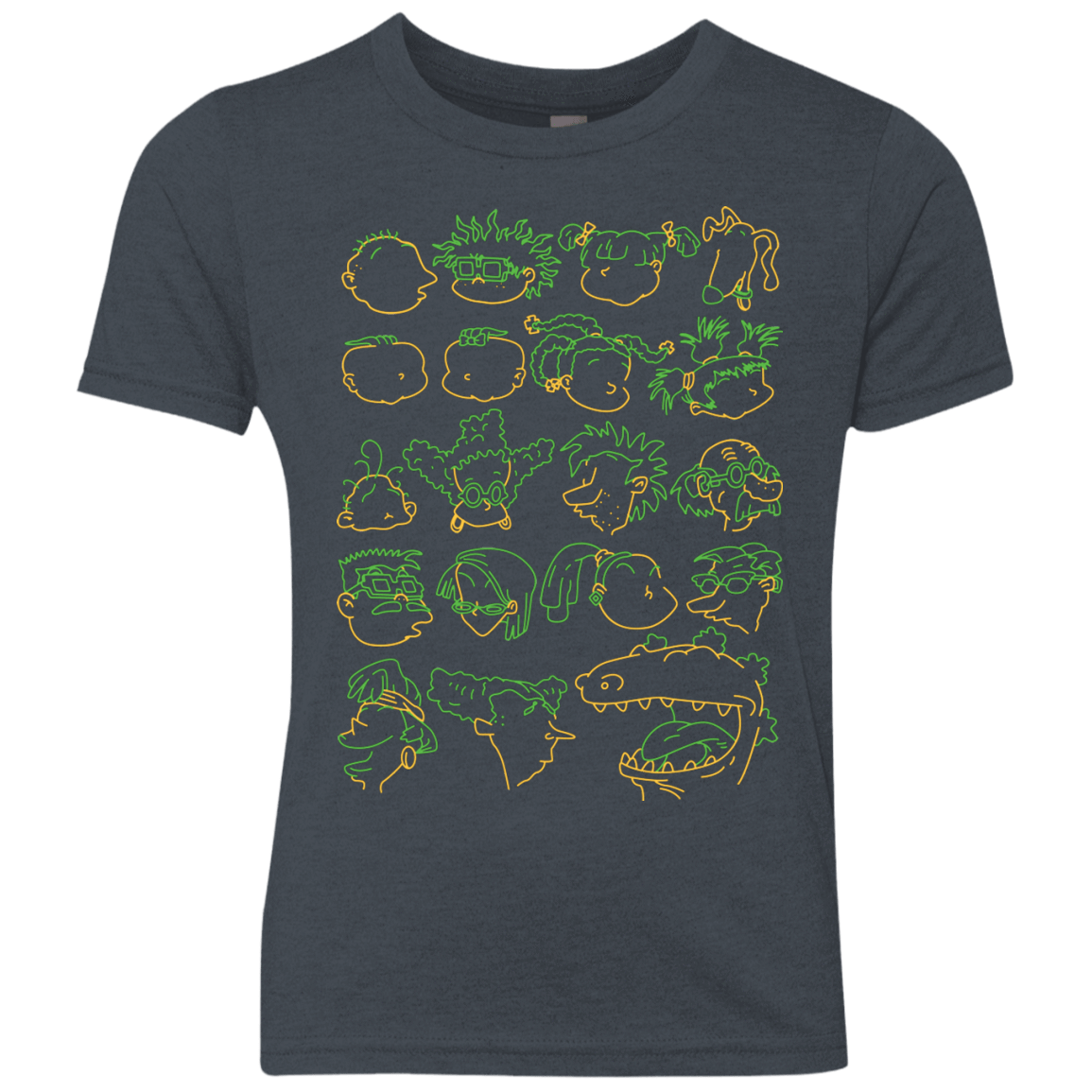 T-Shirts Vintage Navy / YXS RUGRAT HEADS Youth Triblend T-Shirt