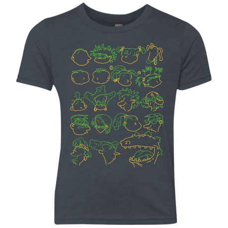 T-Shirts Vintage Navy / YXS RUGRAT HEADS Youth Triblend T-Shirt