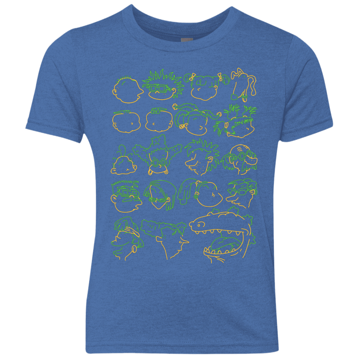 T-Shirts Vintage Royal / YXS RUGRAT HEADS Youth Triblend T-Shirt