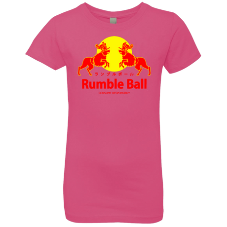 T-Shirts Hot Pink / YXS Rumble Ball Girls Premium T-Shirt
