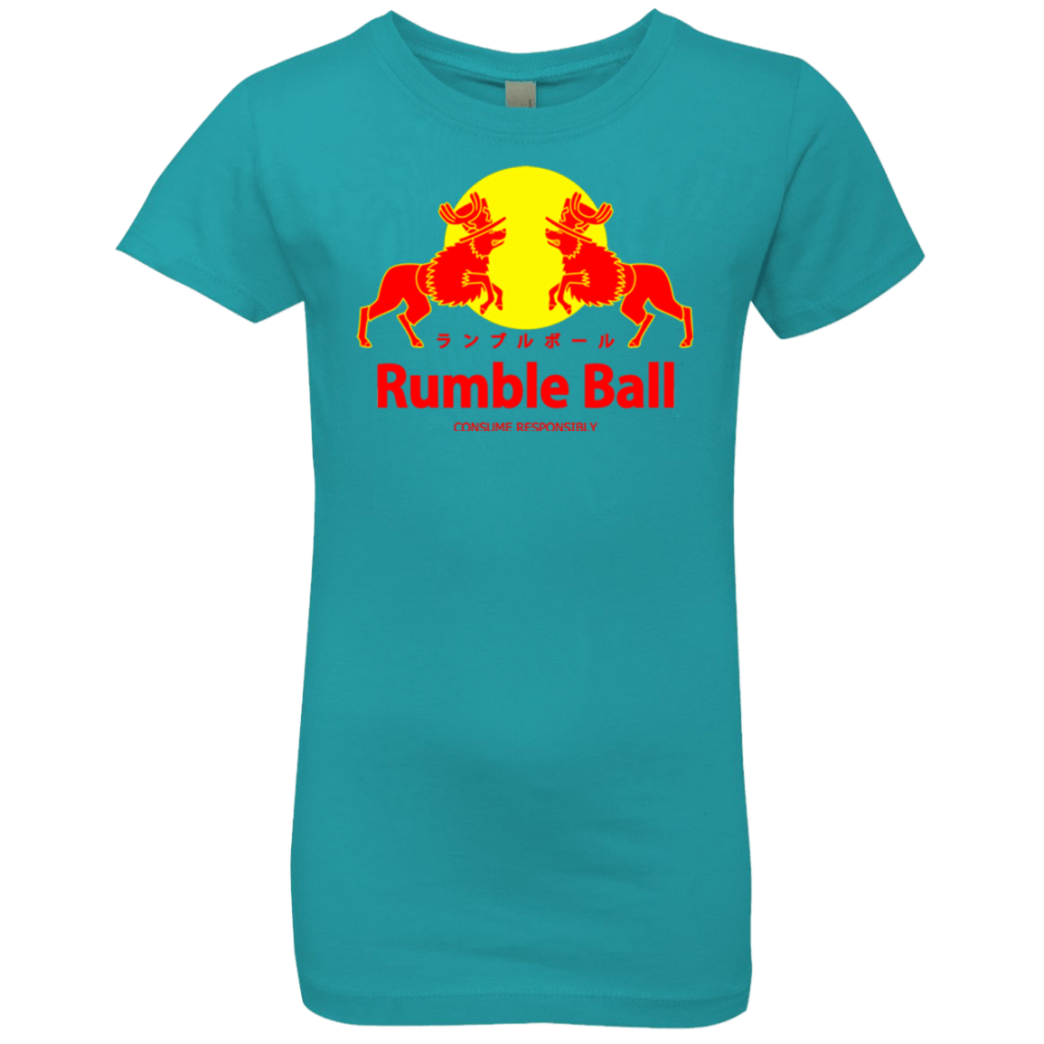 T-Shirts Tahiti Blue / YXS Rumble Ball Girls Premium T-Shirt