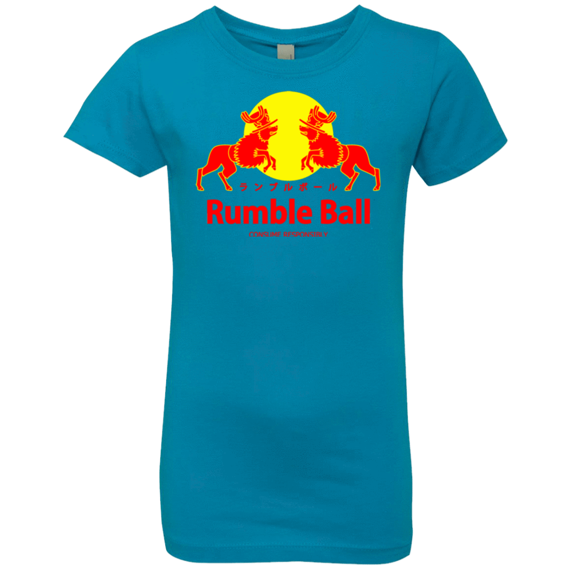 T-Shirts Turquoise / YXS Rumble Ball Girls Premium T-Shirt