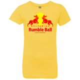 T-Shirts Vibrant Yellow / YXS Rumble Ball Girls Premium T-Shirt