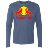 T-Shirts Indigo / Small Rumble Ball Men's Premium Long Sleeve