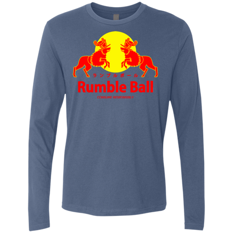 T-Shirts Indigo / Small Rumble Ball Men's Premium Long Sleeve