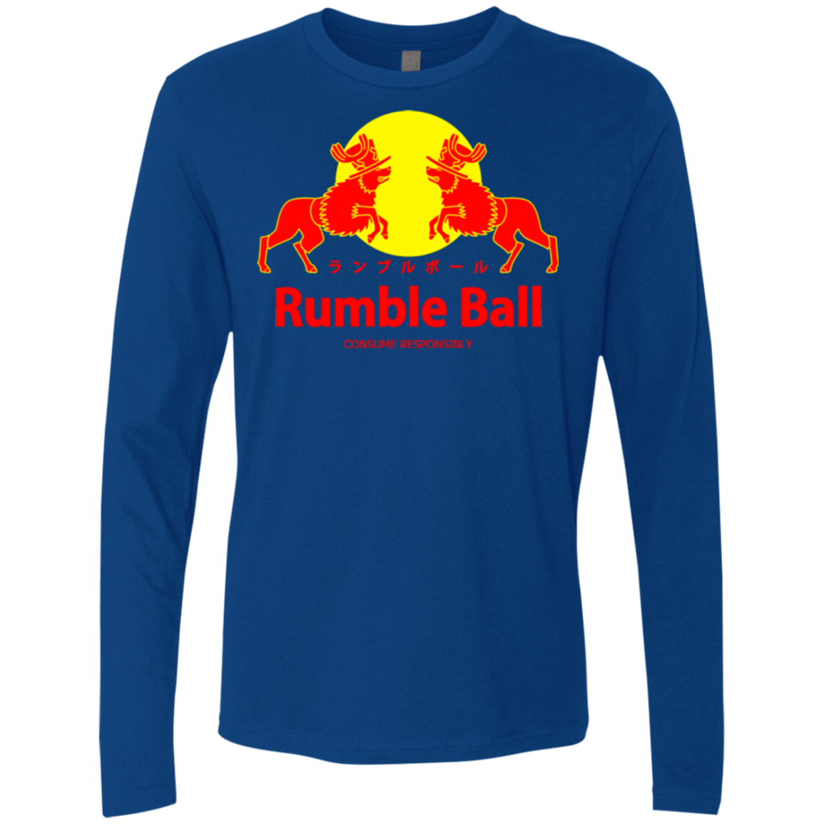 T-Shirts Royal / Small Rumble Ball Men's Premium Long Sleeve