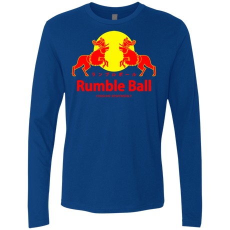 T-Shirts Royal / Small Rumble Ball Men's Premium Long Sleeve