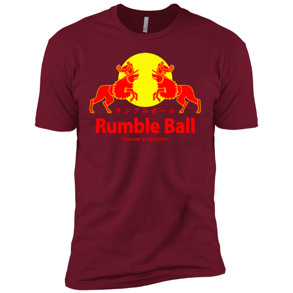 T-Shirts Cardinal / X-Small Rumble Ball Men's Premium T-Shirt