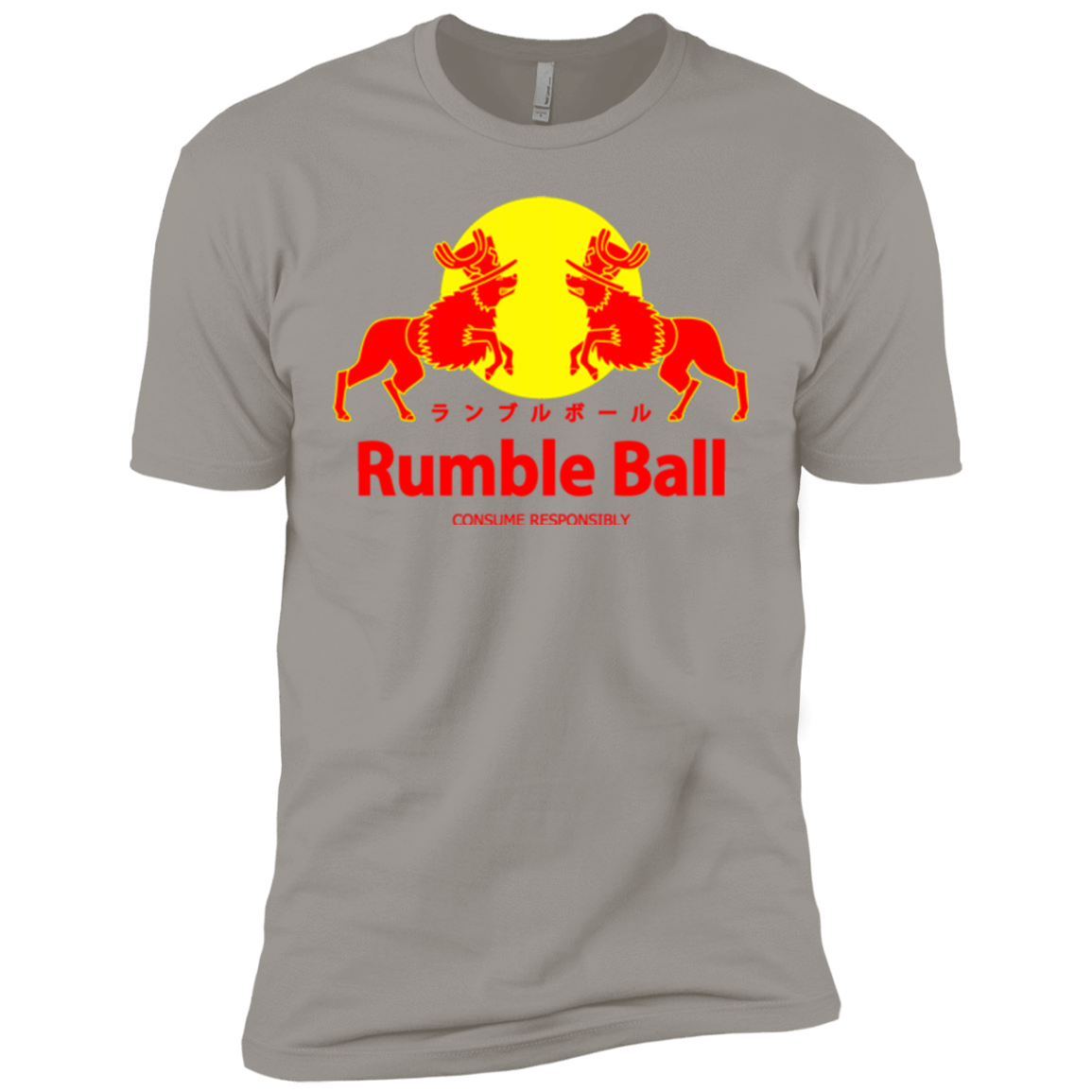 T-Shirts Light Grey / X-Small Rumble Ball Men's Premium T-Shirt
