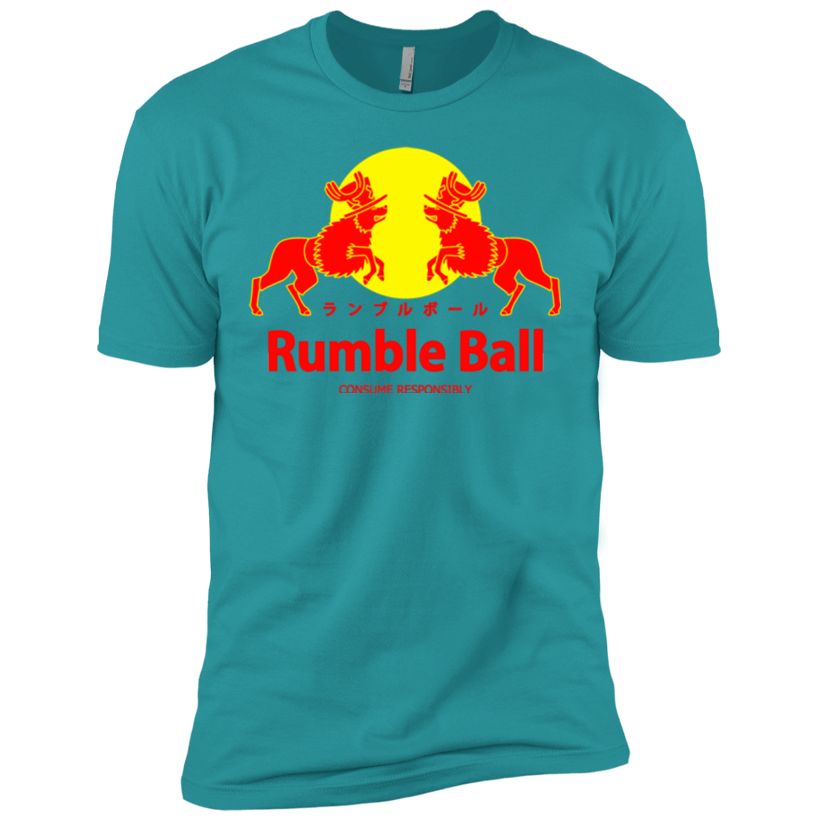 T-Shirts Tahiti Blue / X-Small Rumble Ball Men's Premium T-Shirt