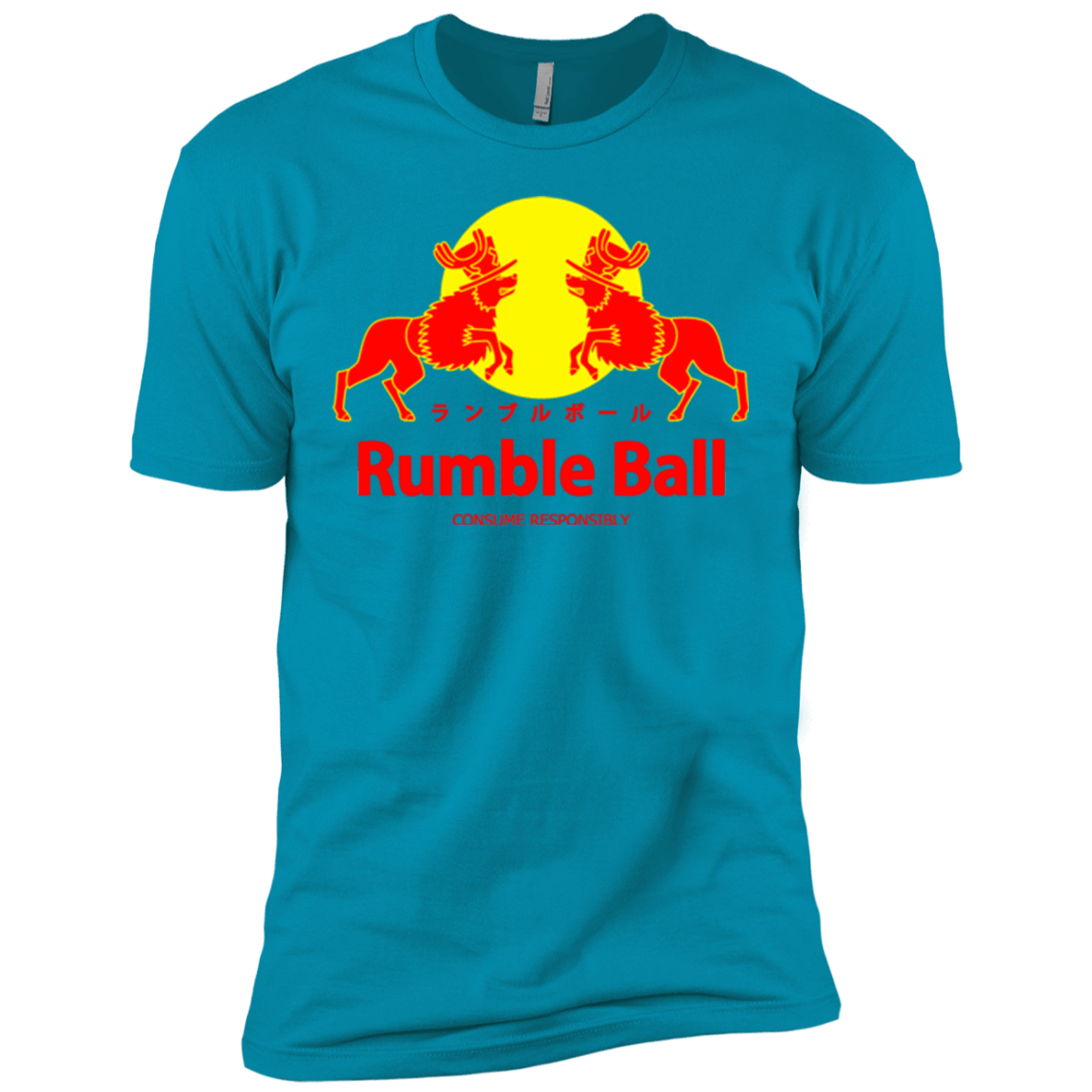 T-Shirts Turquoise / X-Small Rumble Ball Men's Premium T-Shirt