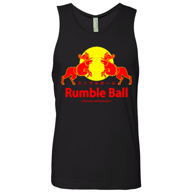 T-Shirts Black / Small Rumble Ball Men's Premium Tank Top