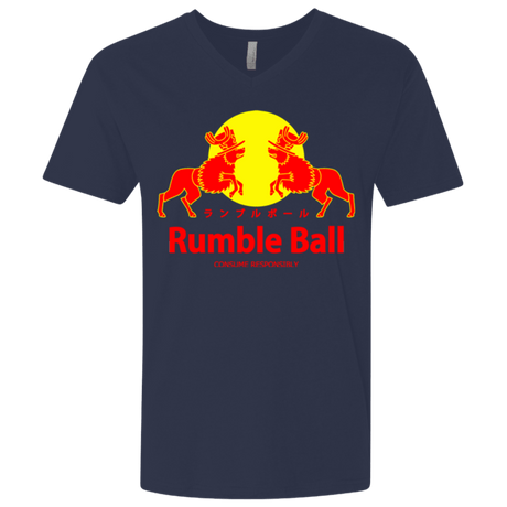 T-Shirts Midnight Navy / X-Small Rumble Ball Men's Premium V-Neck