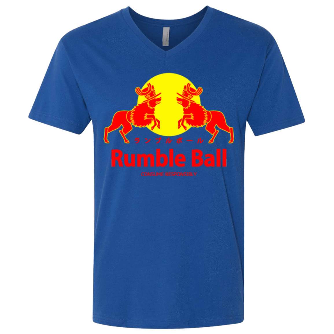 T-Shirts Royal / X-Small Rumble Ball Men's Premium V-Neck