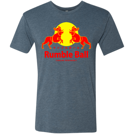 T-Shirts Indigo / Small Rumble Ball Men's Triblend T-Shirt