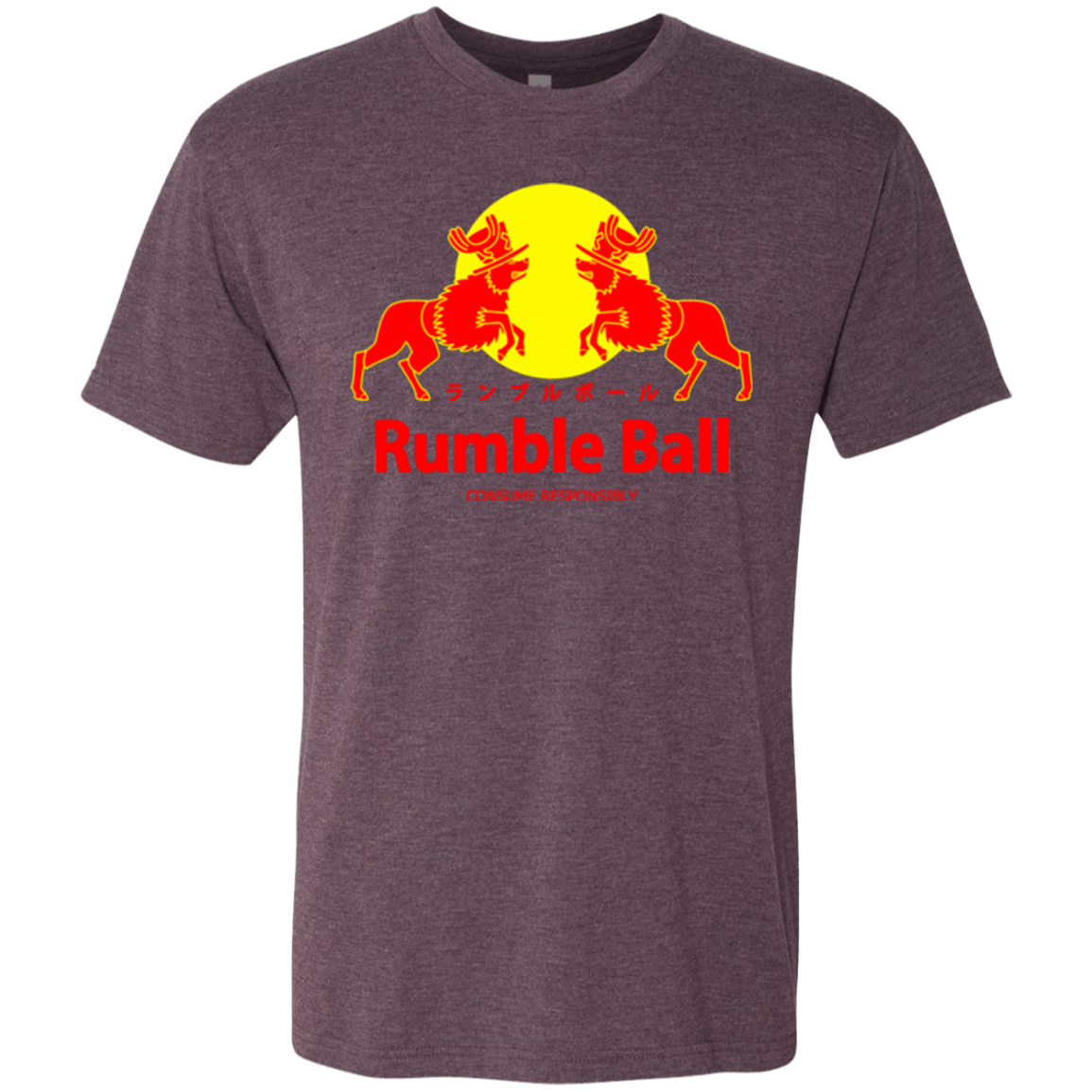 T-Shirts Vintage Purple / Small Rumble Ball Men's Triblend T-Shirt