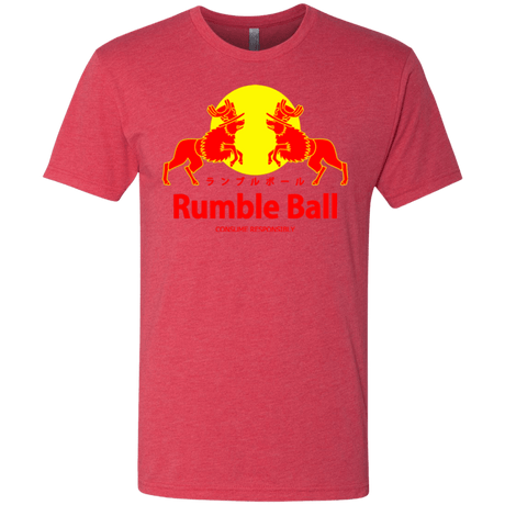 T-Shirts Vintage Red / Small Rumble Ball Men's Triblend T-Shirt