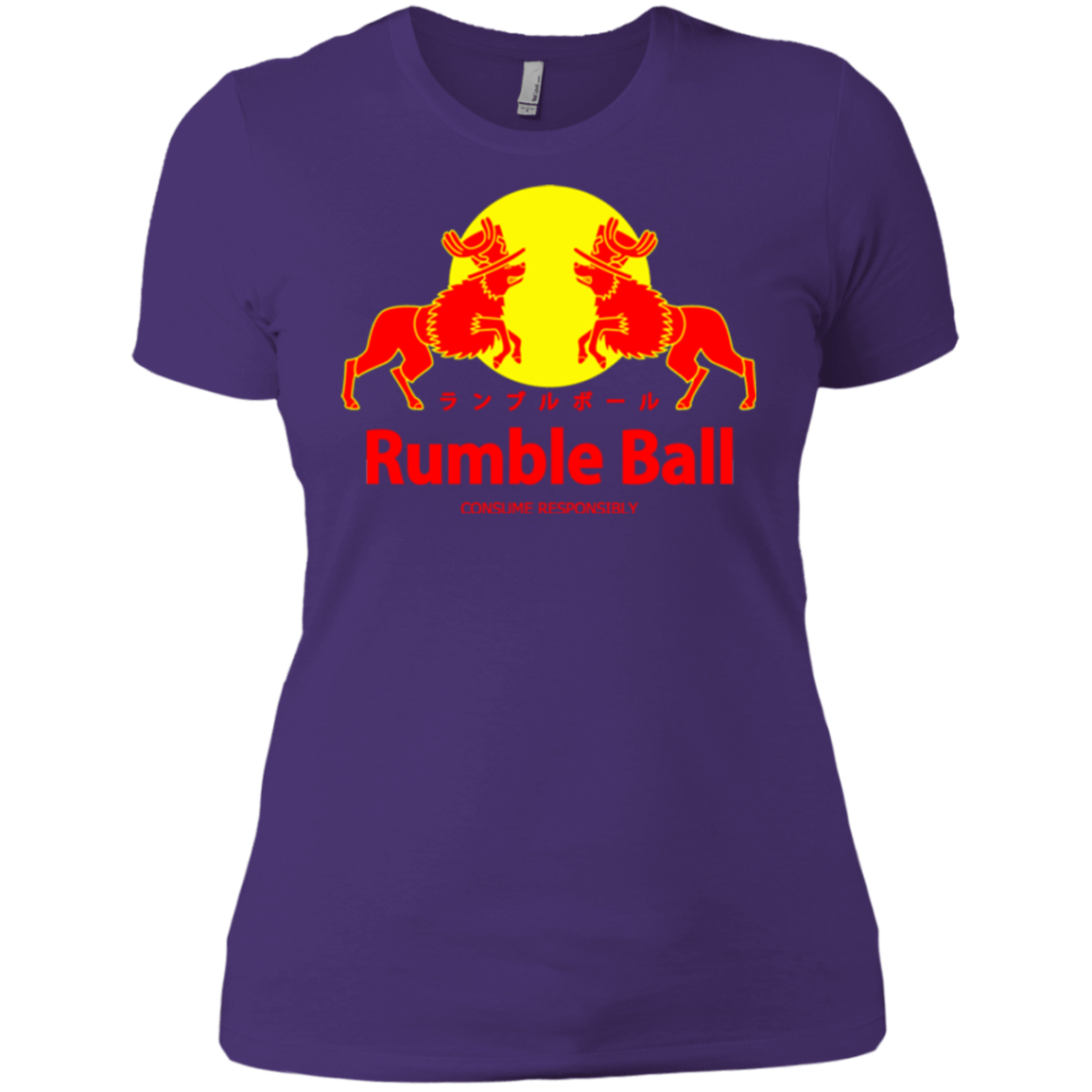 T-Shirts Purple / X-Small Rumble Ball Women's Premium T-Shirt
